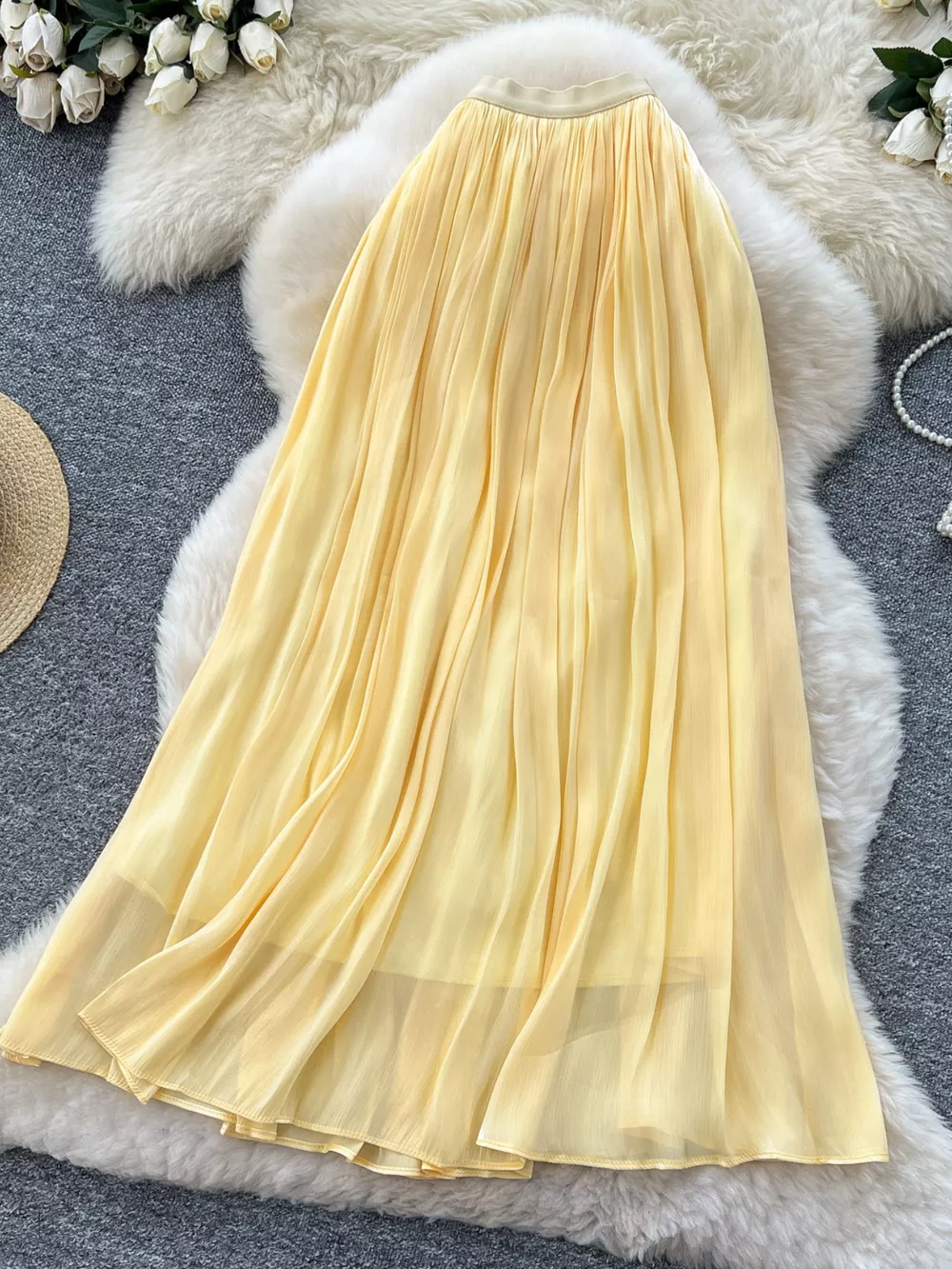 High Waist Maxi Skirt, image 5
