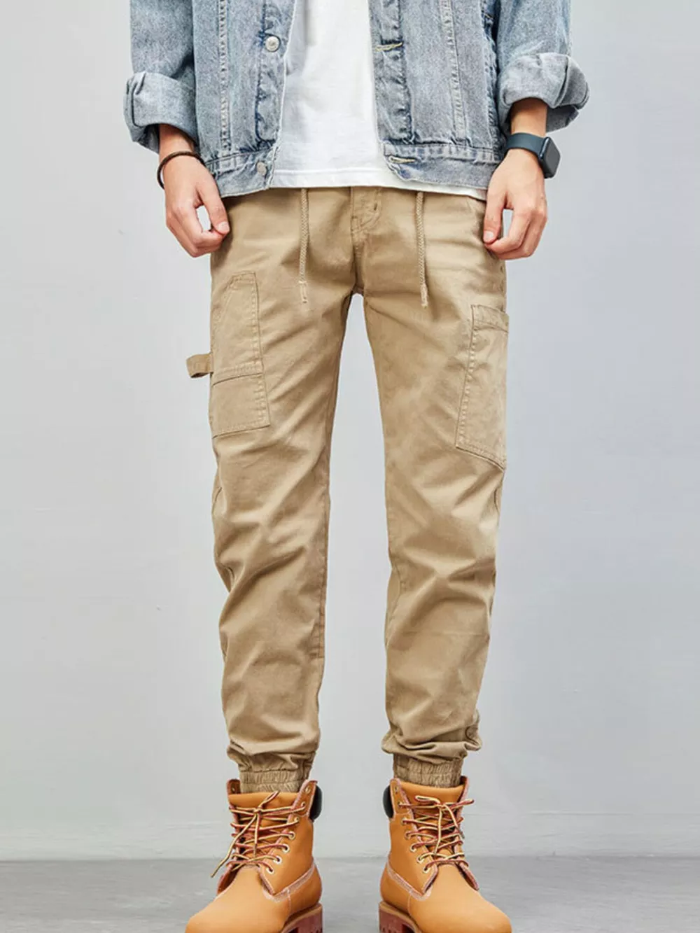 Men's Casual Slim Fit Pants, image 2