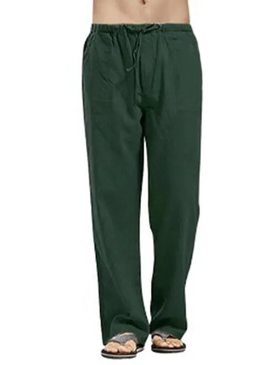 Men's Full Size Drawsting Straight Leg Pants Plus Size, image 15