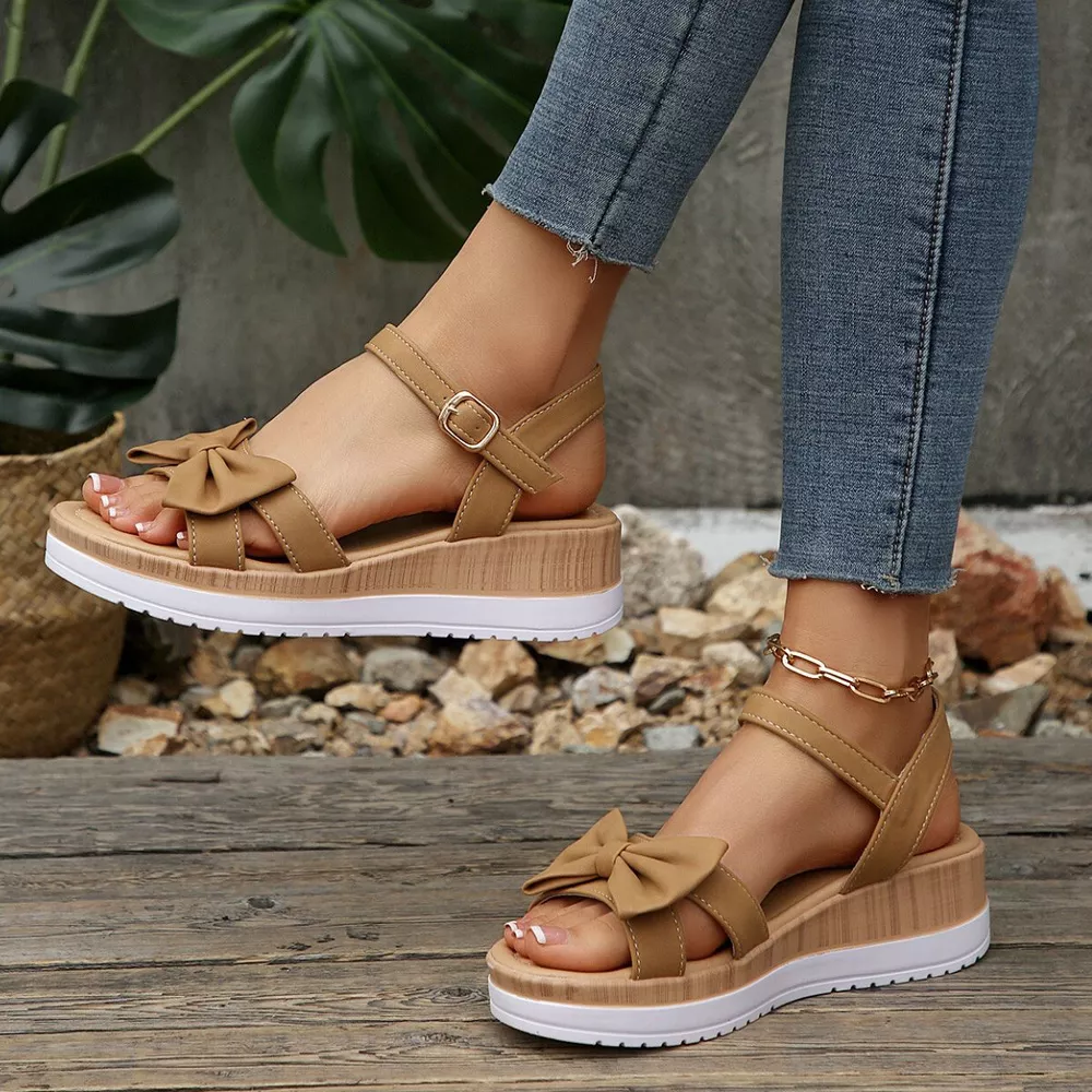 Open Toe Wedge Sandals, image 9