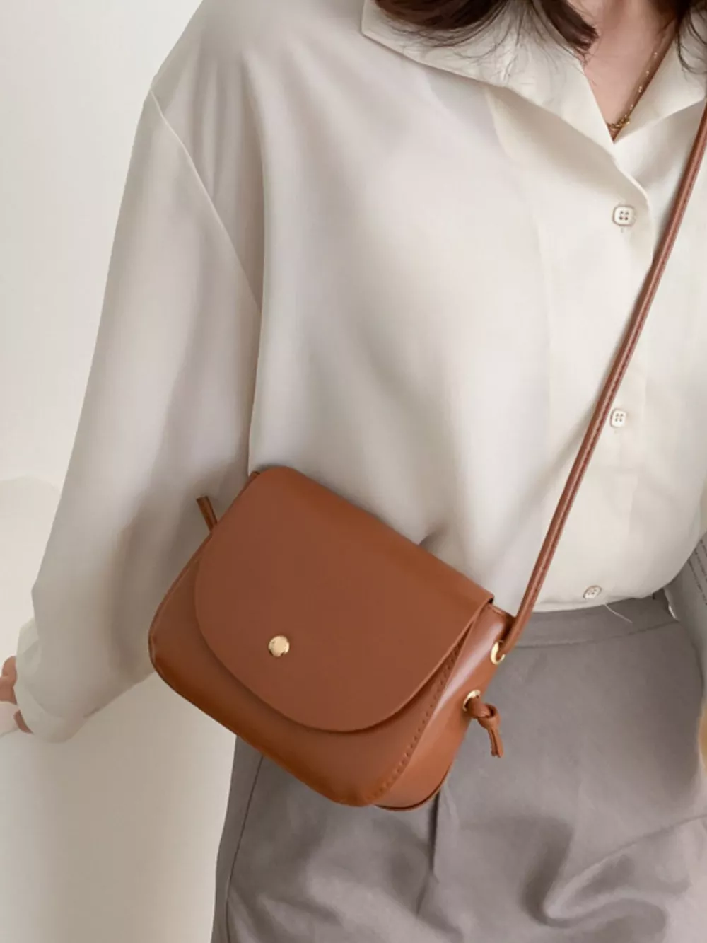 PU Leather Crossbody Bag, image 2