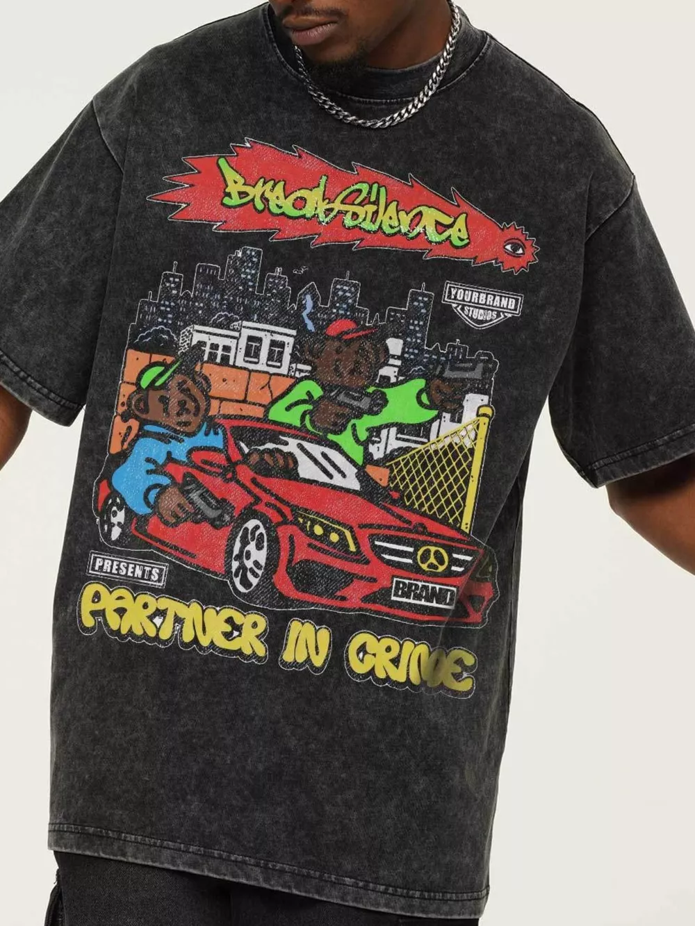 Men's Graphic Crew Neck T-Shirt, image 7
