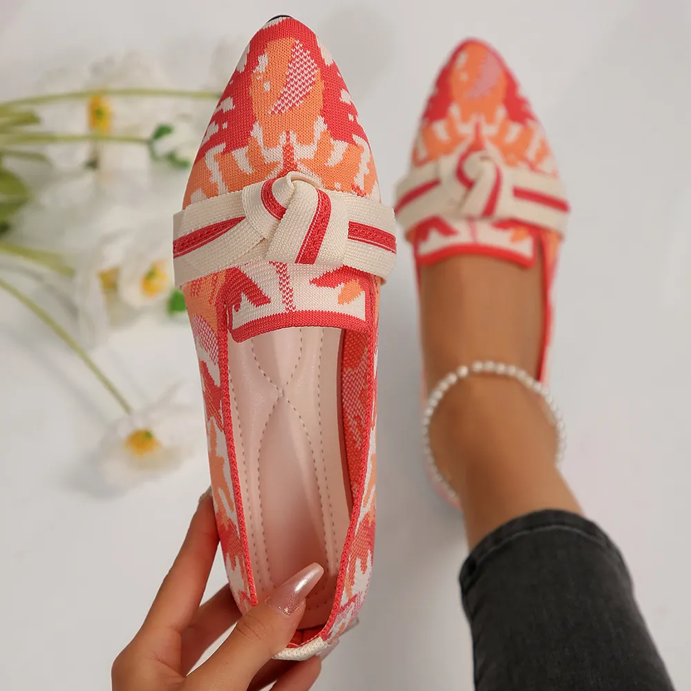 Mesh Point Toe Flat Slip-Ons, image 3