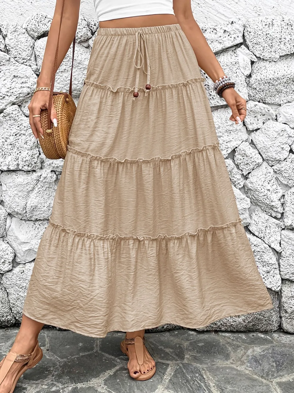 Frill Tiered Skirt, image 3
