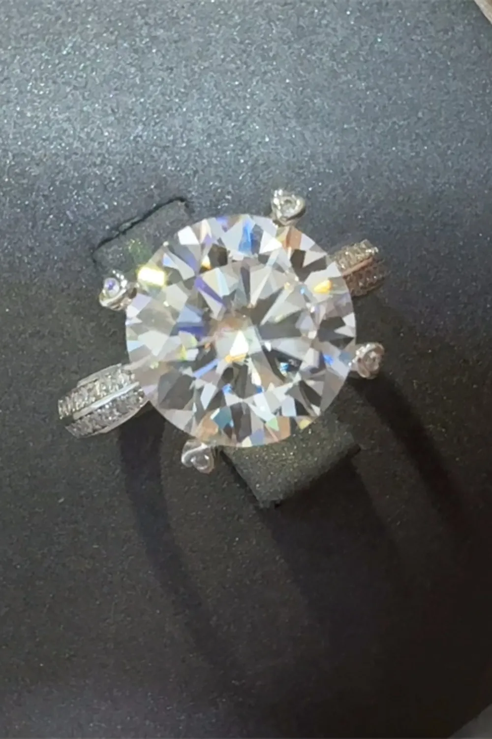 5 Carat Moissanite 925 Sterling Silver Ring, image 7