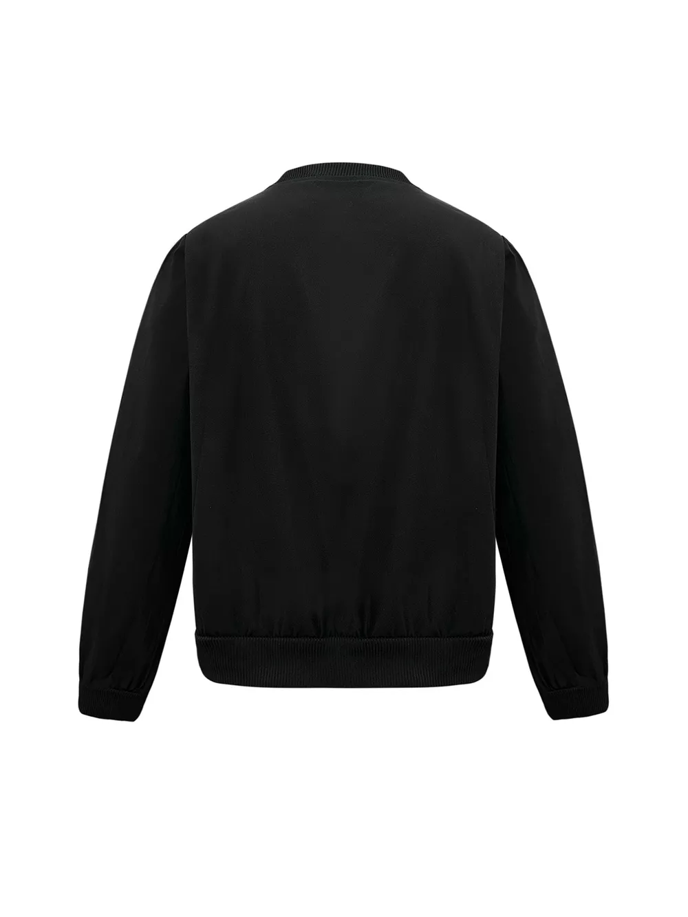 Snap Down Cropped Bomber Jacket, image 3