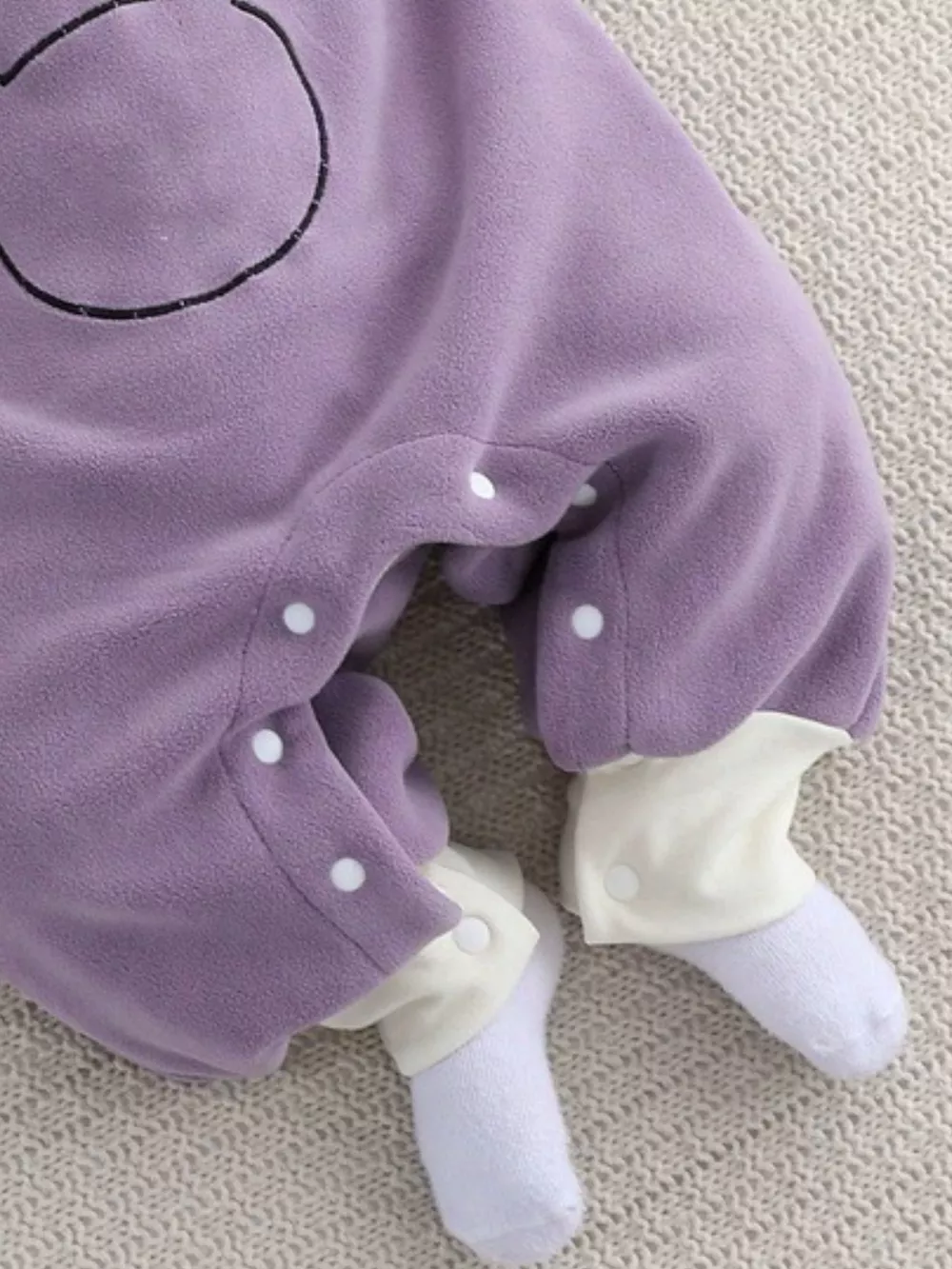 Children's Cute Bear Long Sleeve One-Piece, image 4
