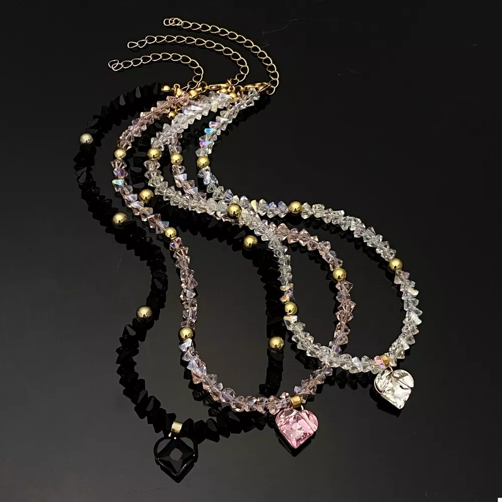 Pearl & Heart Pendant Necklace, image 10
