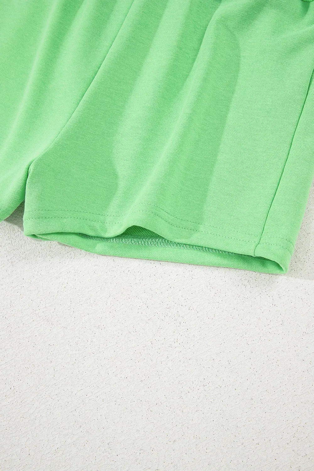 Drawstring Solid Mini Skort, image 3