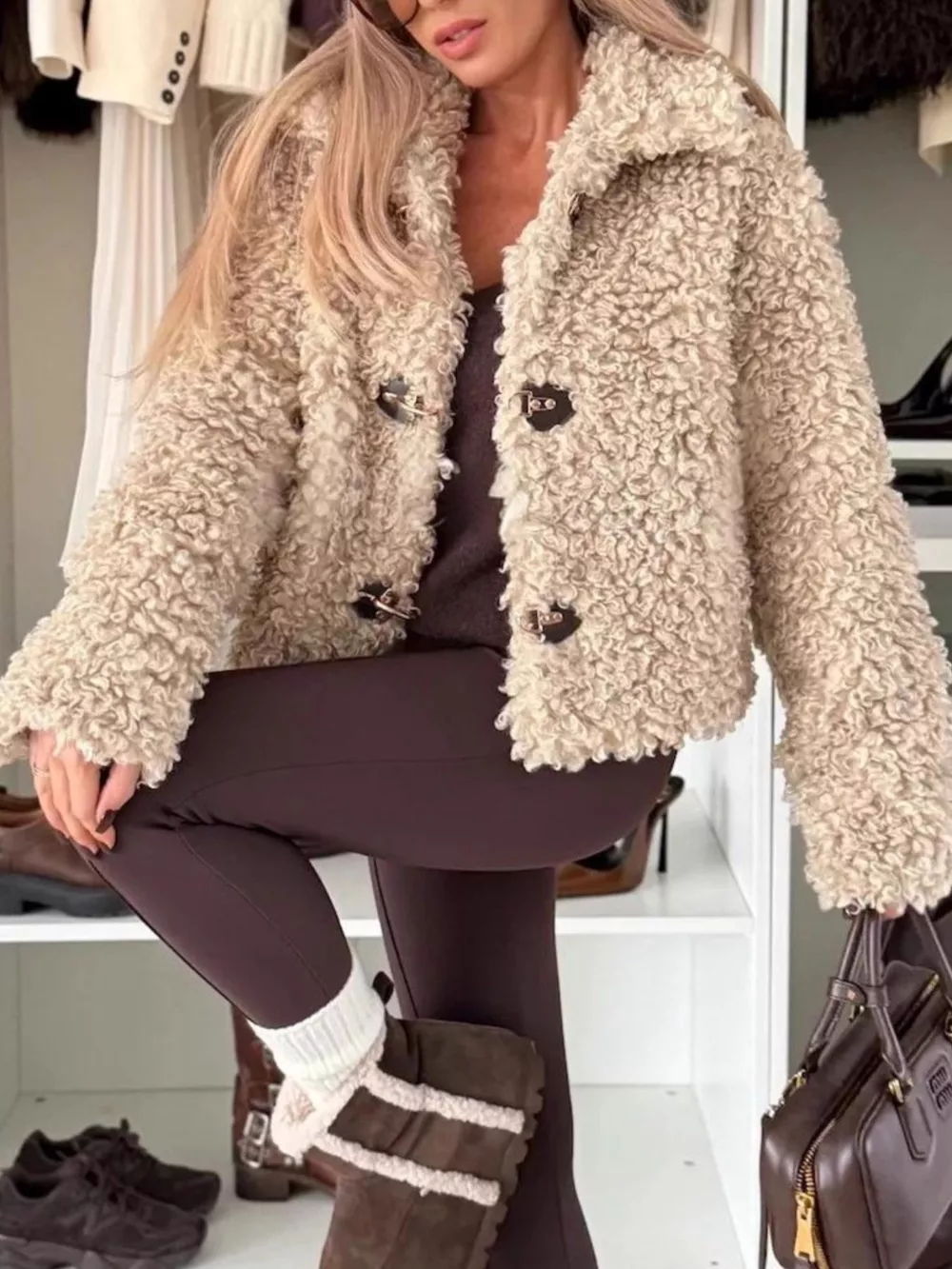 Sherpa Button-Down Outerwear, image 2