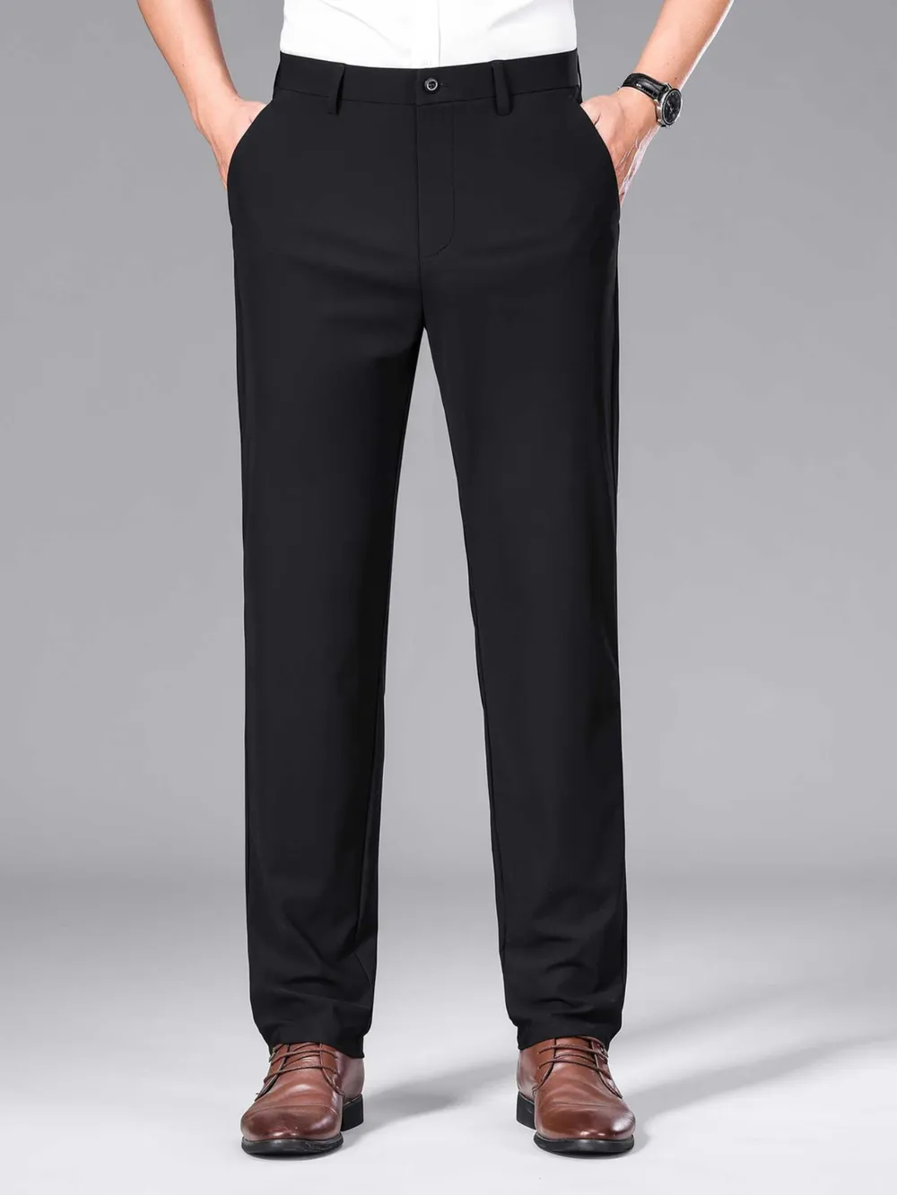 Men's Loose Fit Jeans with Pockets, image 11