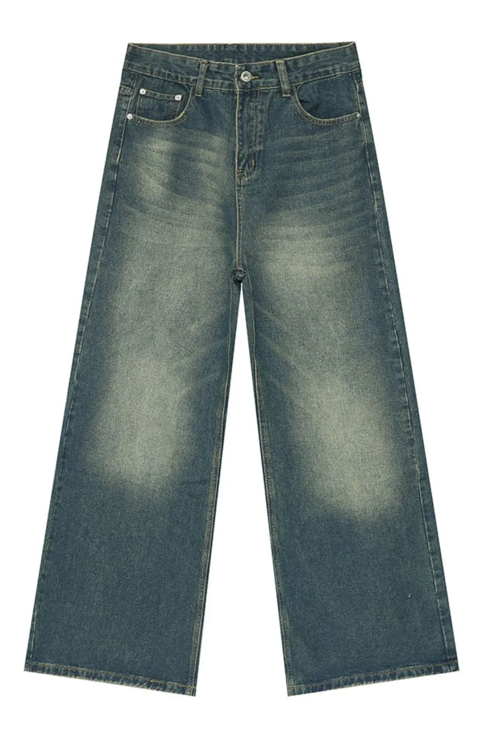 Wide Leg Jeans with Pockets, image 4