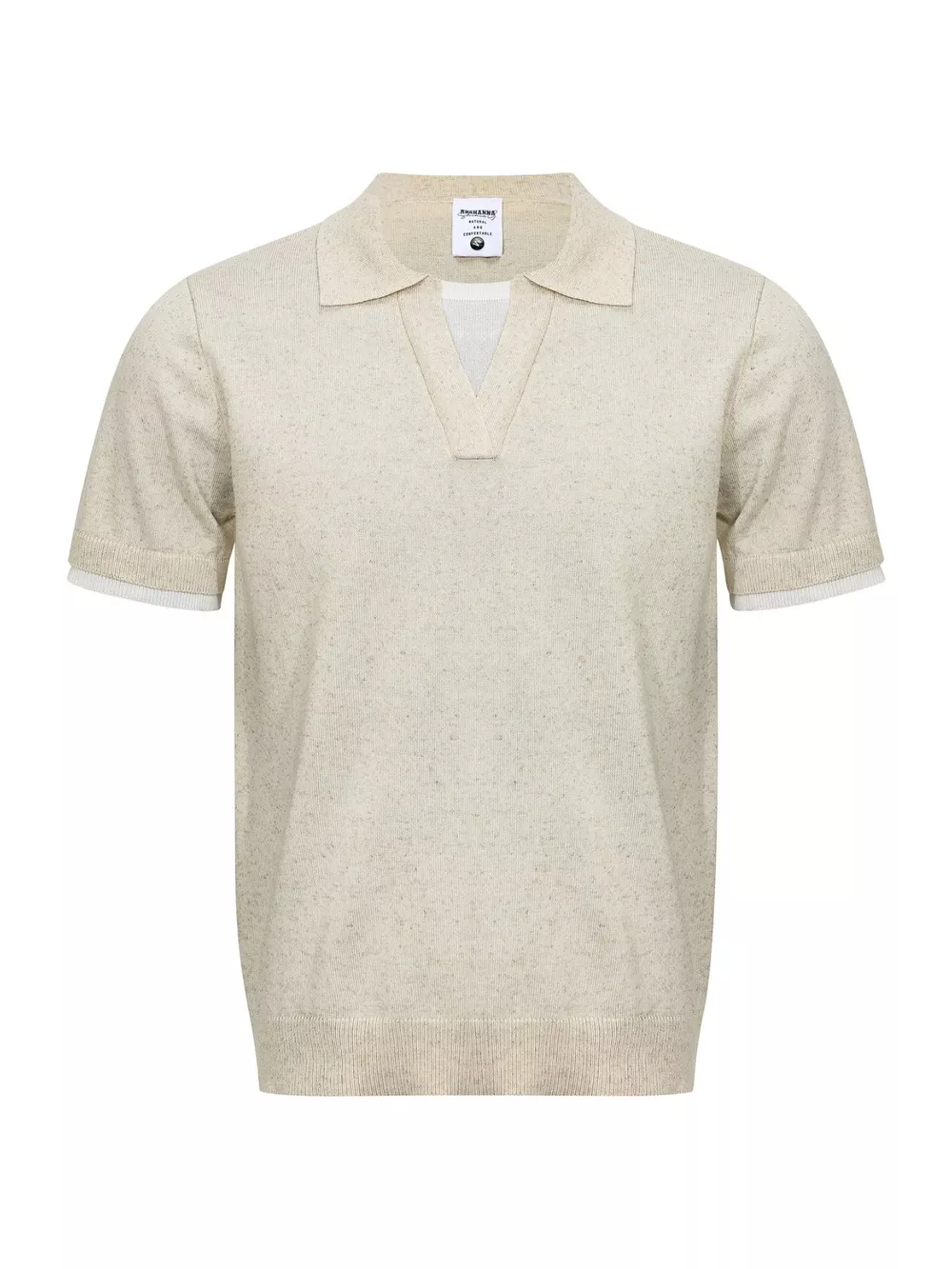 Men's Short Sleeve Knit Polo, image 3