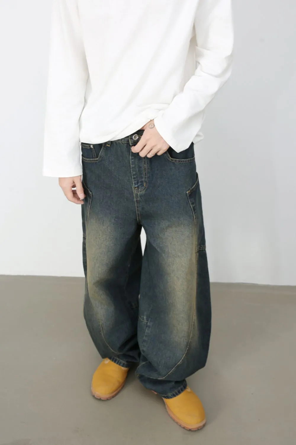 Men's Wide Leg Jeans, image 10