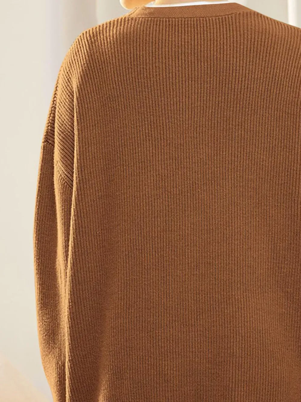 Button Down V-Neck Long Sleeve Cardigan, image 10