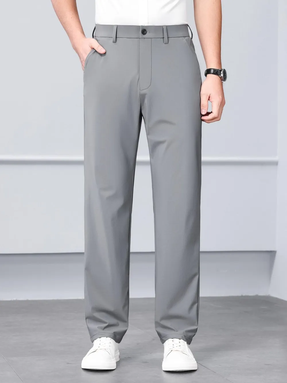 Men's Loose Fit Jeans with Pockets, image 5
