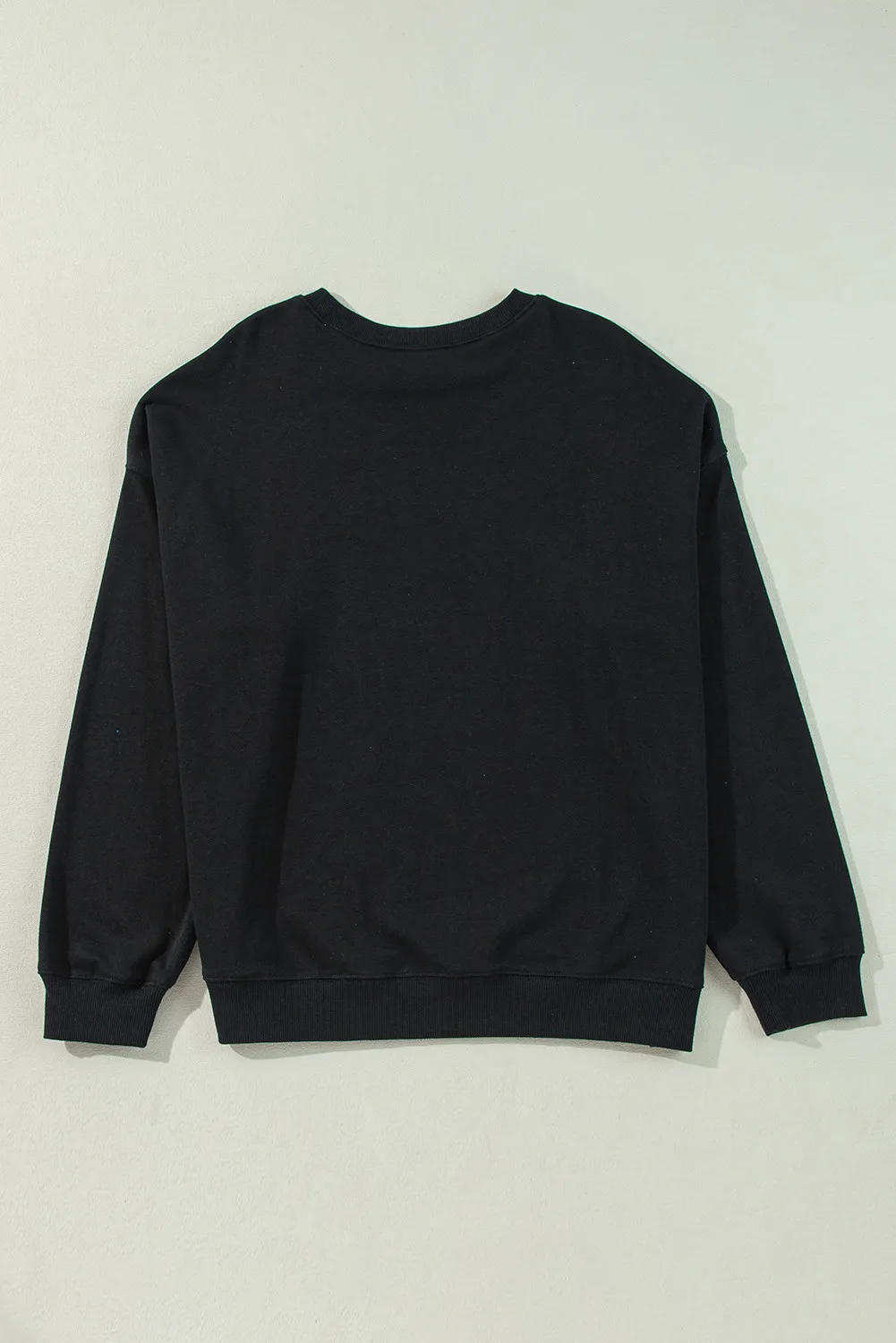 Plus Size Round Neck Long Sleeve Sweatshirt, image 5
