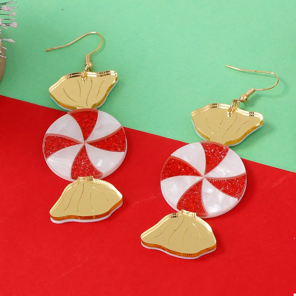 Christmas Candy Drop Earrings, image 3