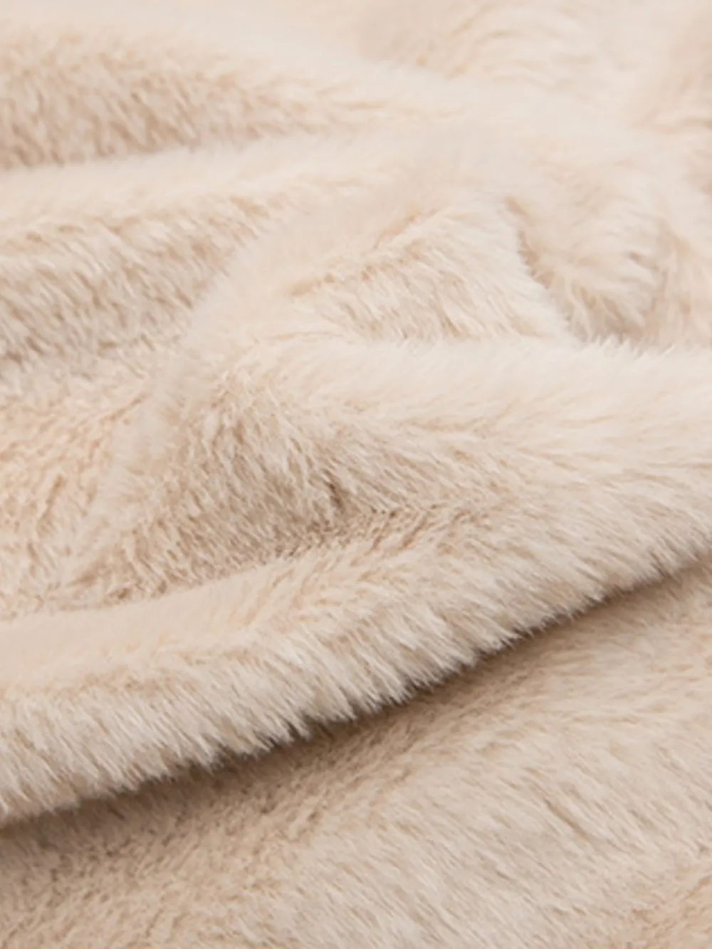 Men's Faux Fur Hooded Zip Up Jacket, image 9