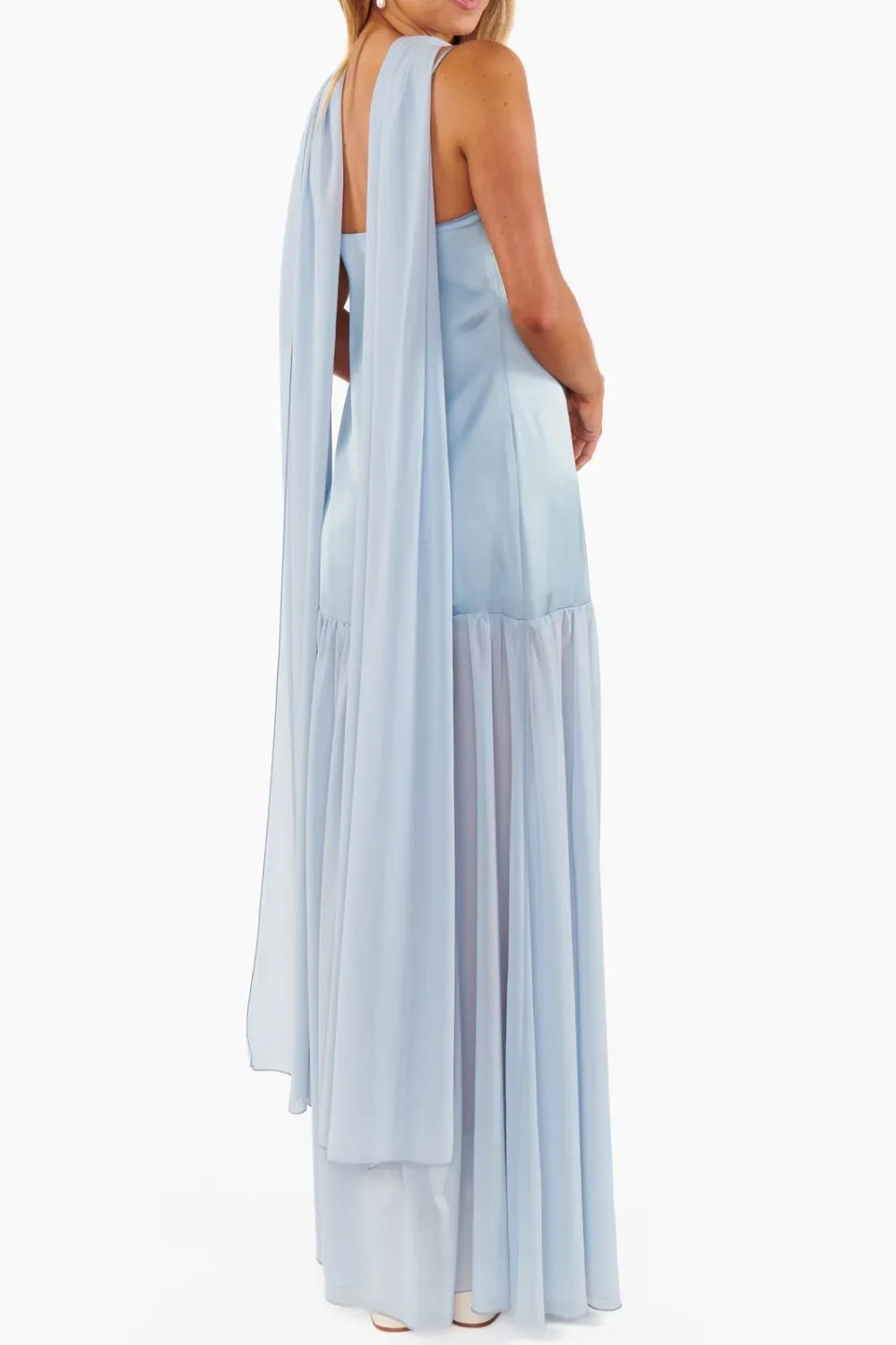 Adjustable Strap Maxi Cami Dress with Scarf, image 8