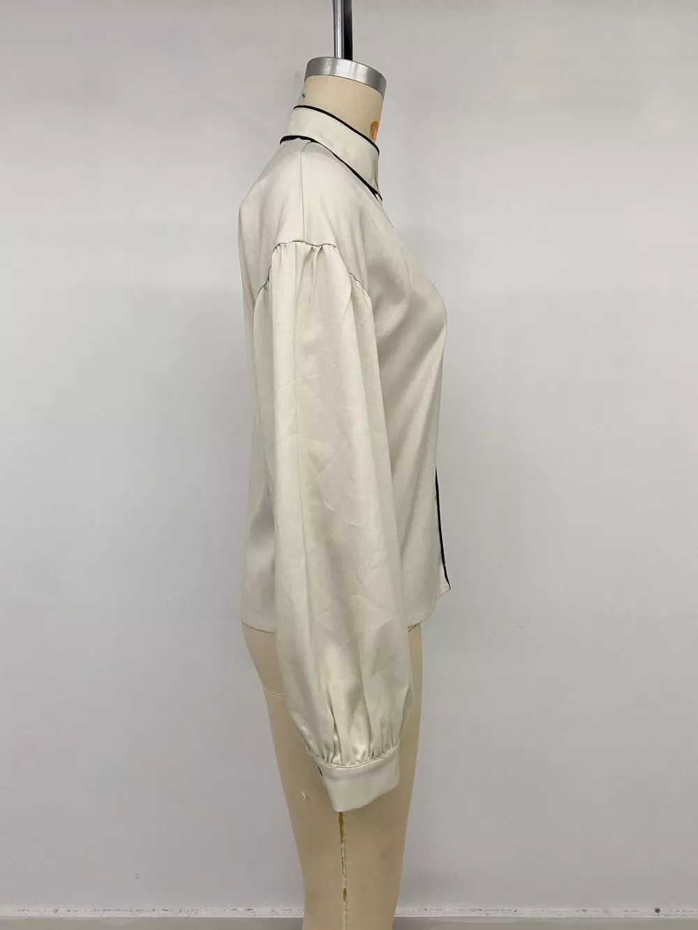 Contrast Trim Long Sleeve Shirt, image 12