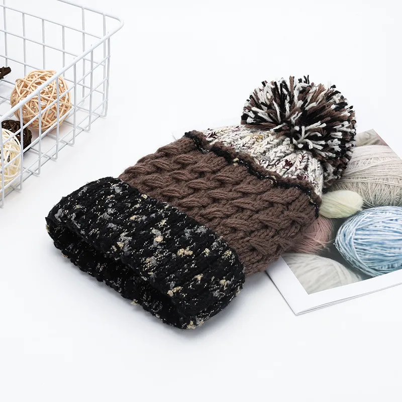 Contrast Thermal Hat with Pompom, image 5