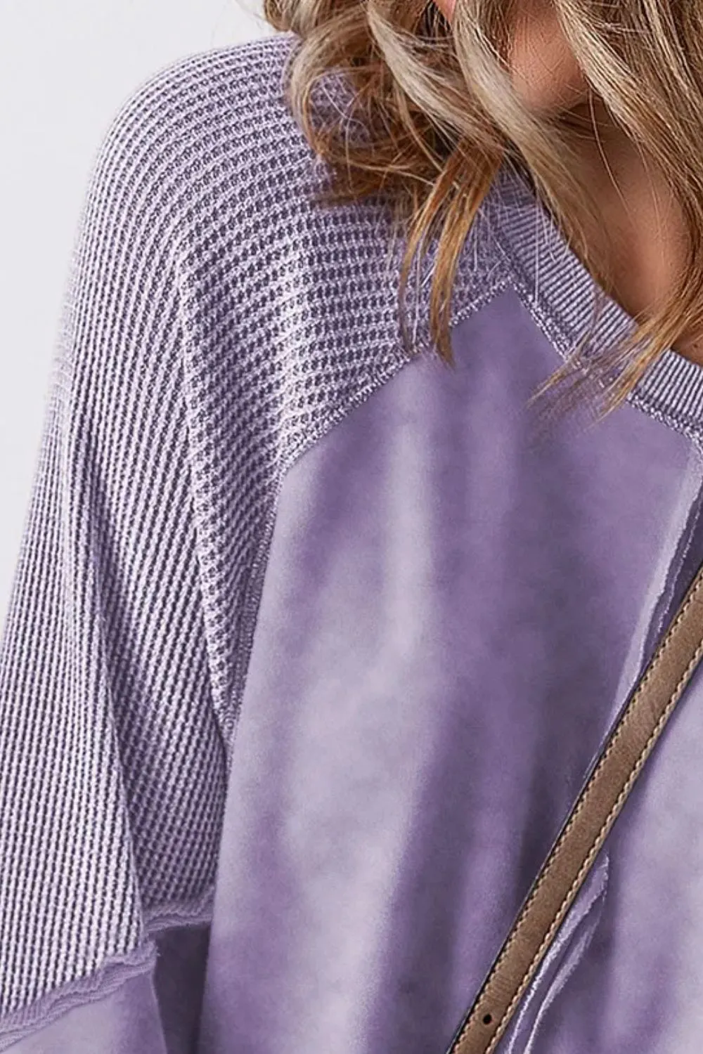 Exposed Seam Long Sleeve Sweatshirt, image 9