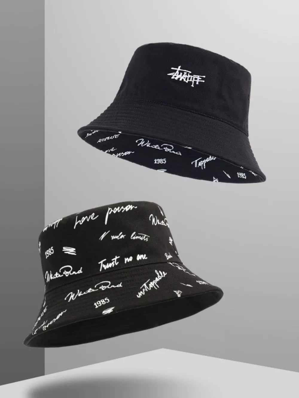 Reversible Printed Bucket Hat