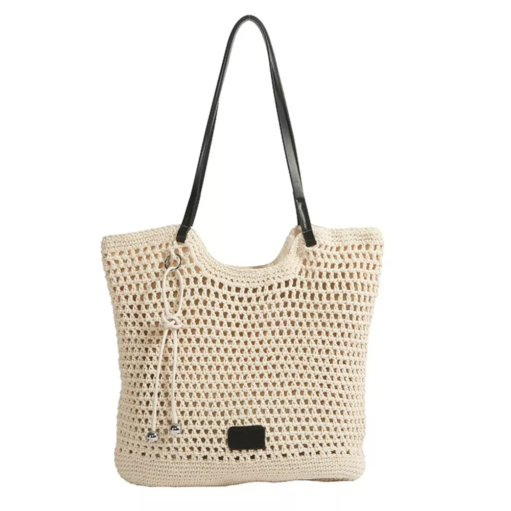 Crochet Knit Shoulder Bag, image 6