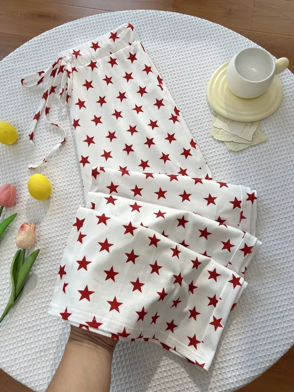 Casual Star-Print Drawstring Pants, image 5