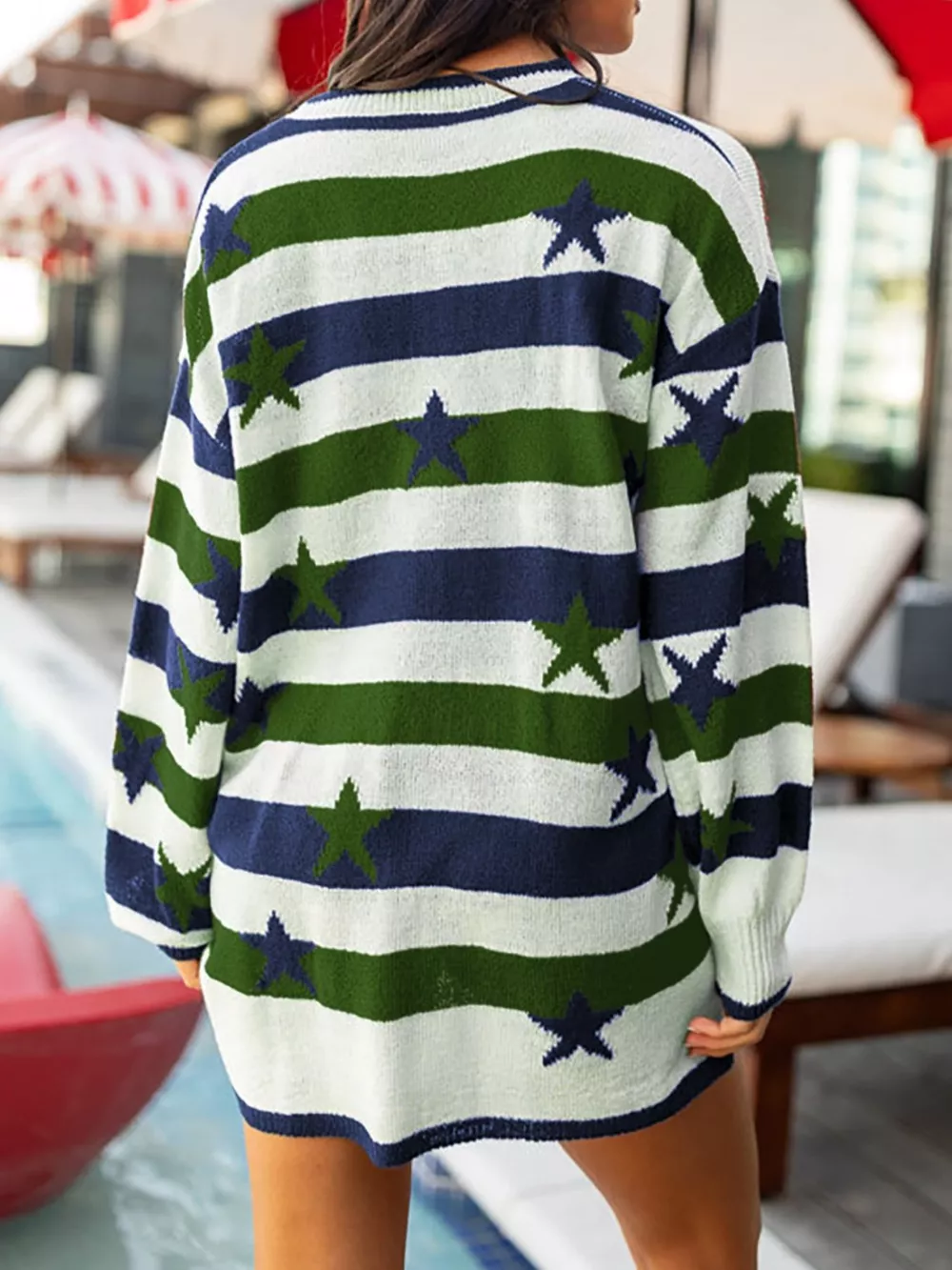 Stars and Stripes Long Sleeve Sweater, image 11