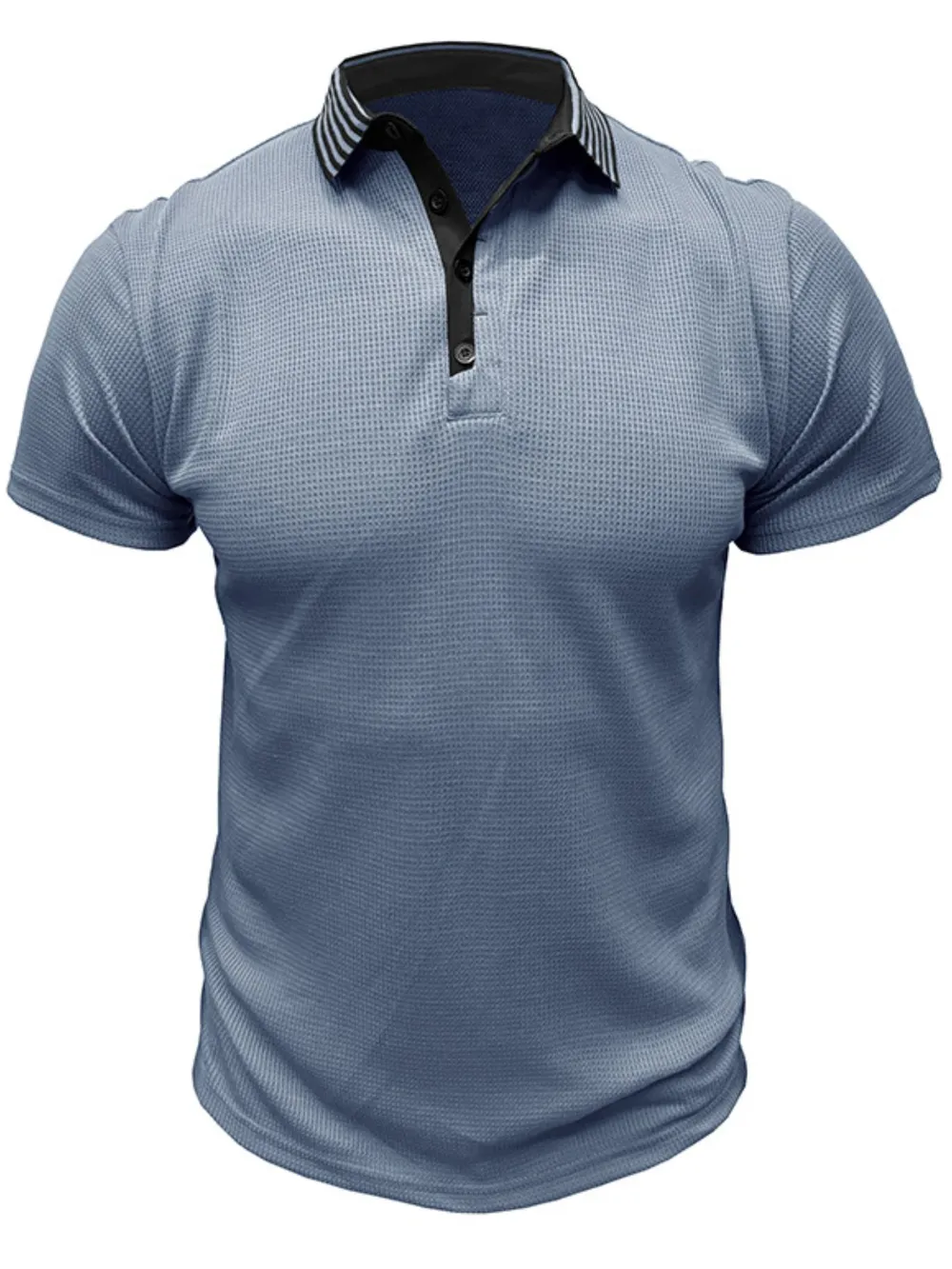 Men's Classic Textured Golf Polo Shirt, image 3