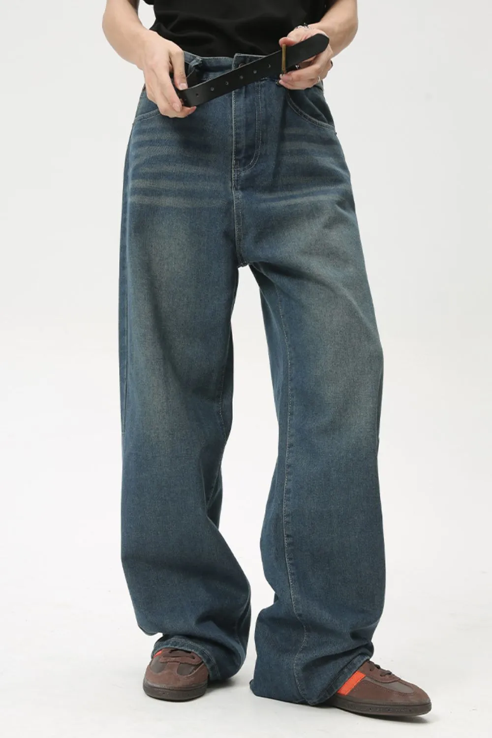Men's Mid Rise Straight Leg Jeans, image 4
