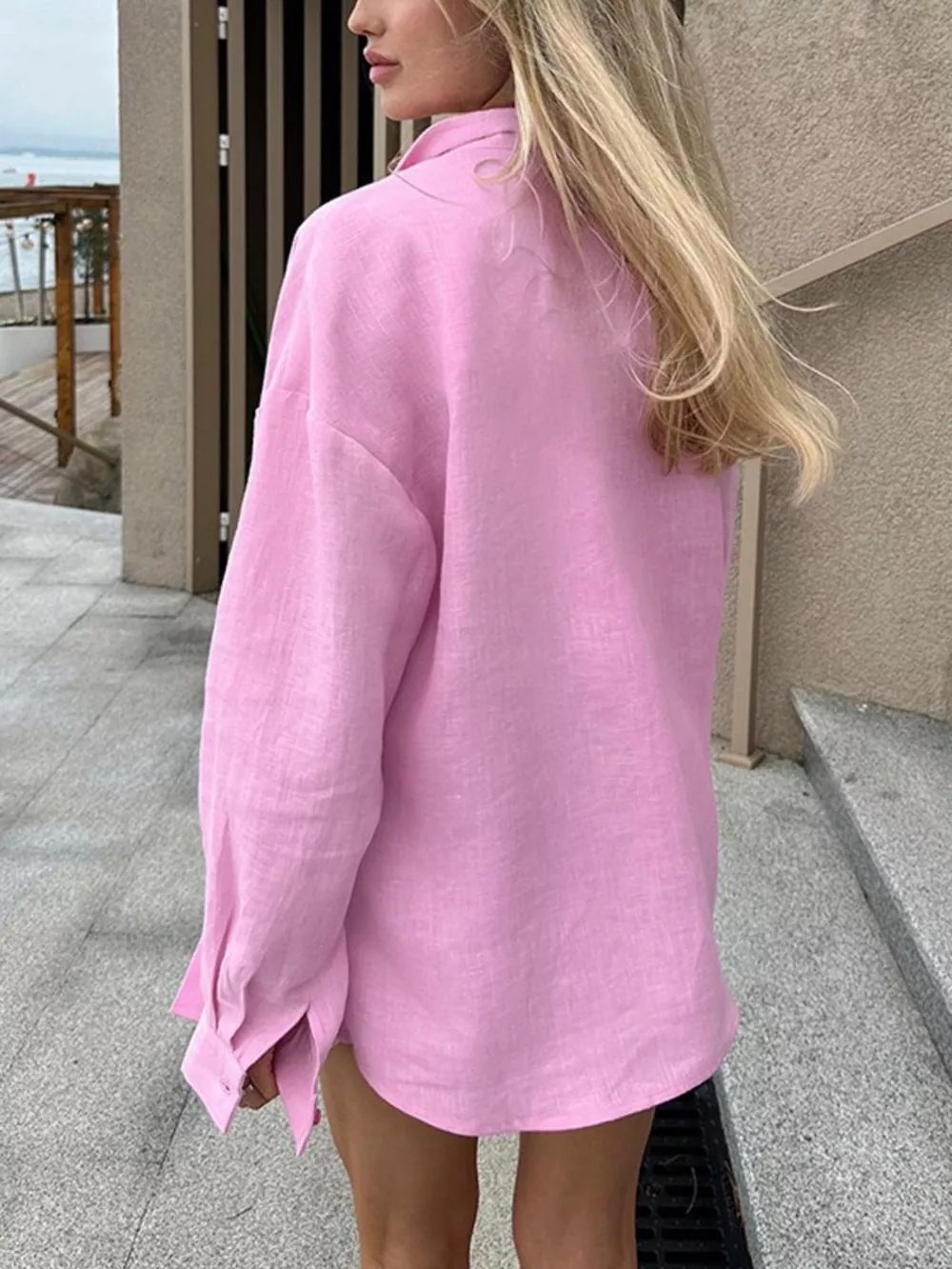Button Up Long Sleeve Shirt, image 8
