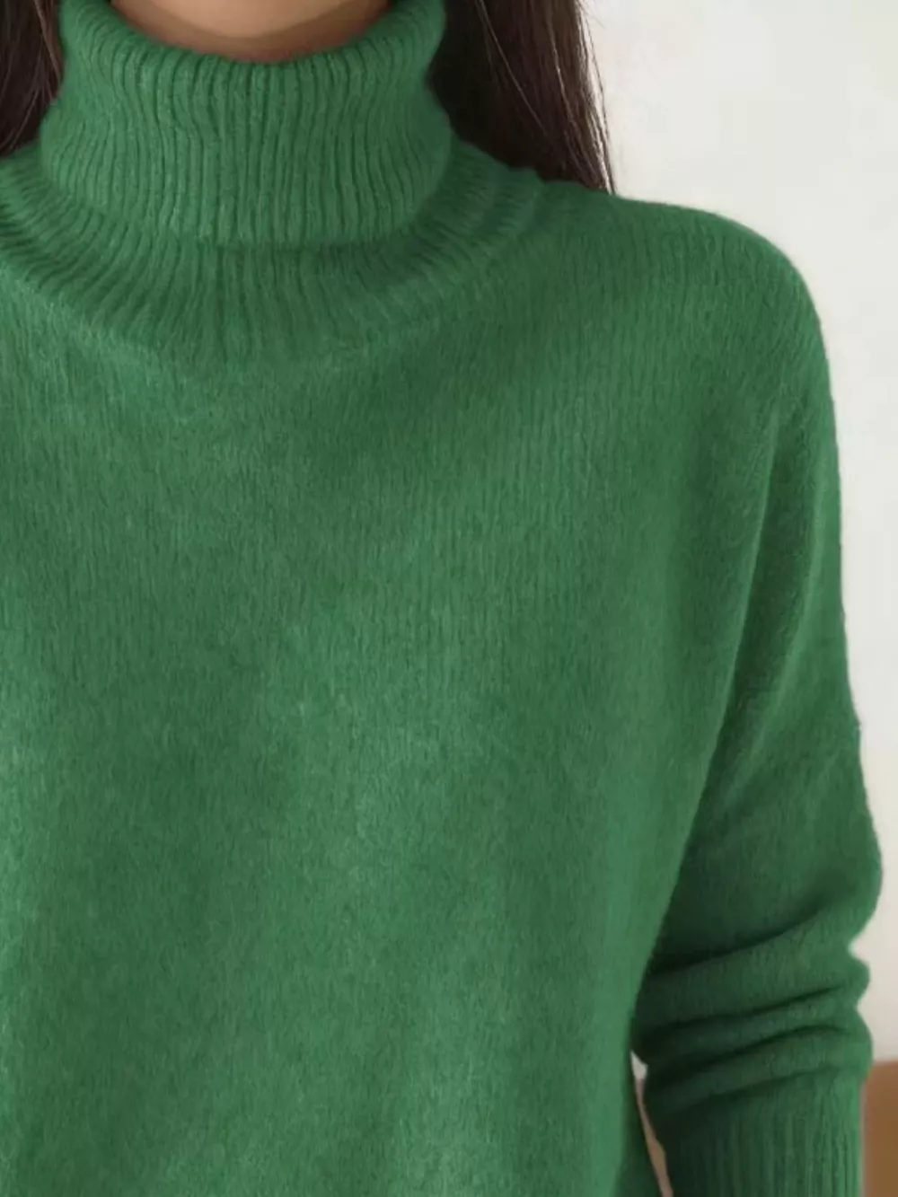 Turtleneck Long Sleeve Sweater, image 10