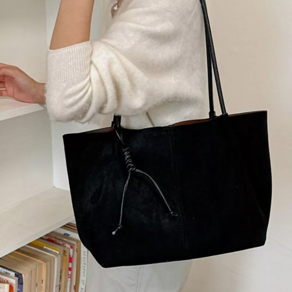Solid Color Tote Bag, image 5