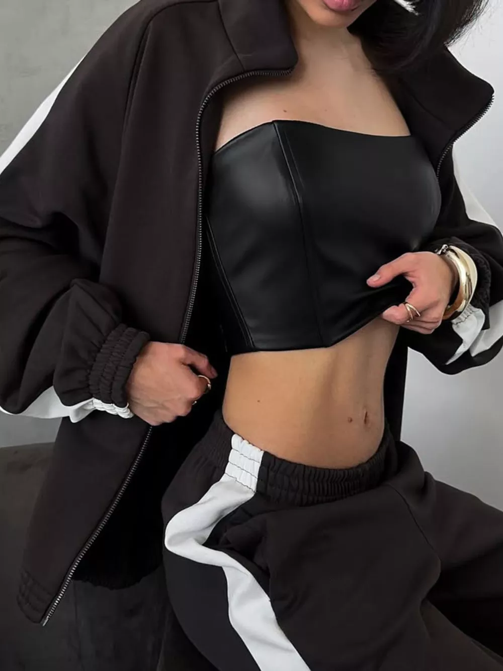 Zip Up Long Sleeve Outerwear and Pants Set, image 11