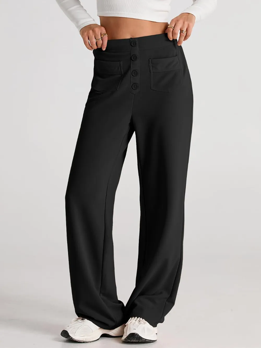 High Waist Wide Leg Pants, image 7