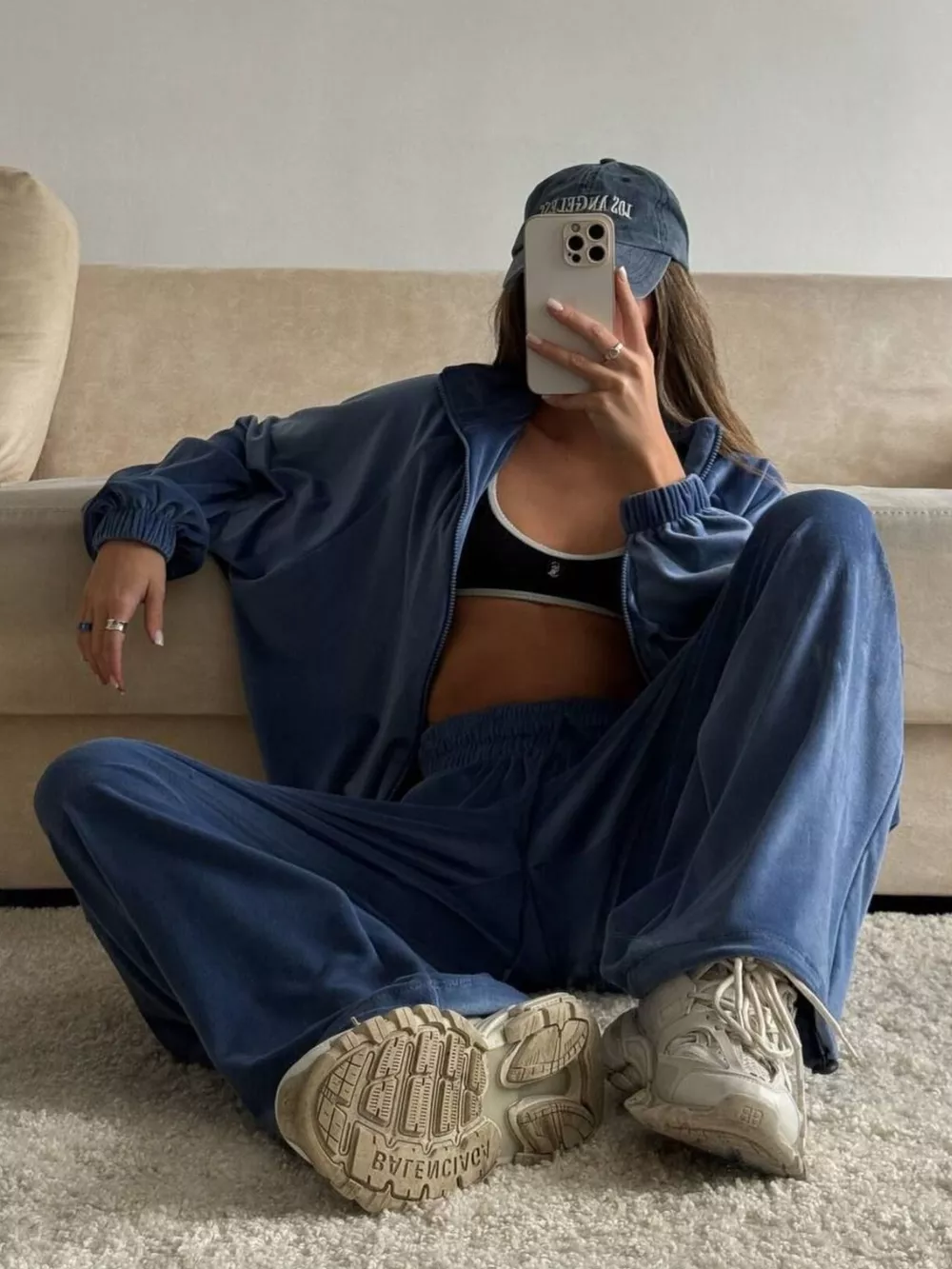 Zip-Up Hoodie and Joggers Set, image 3