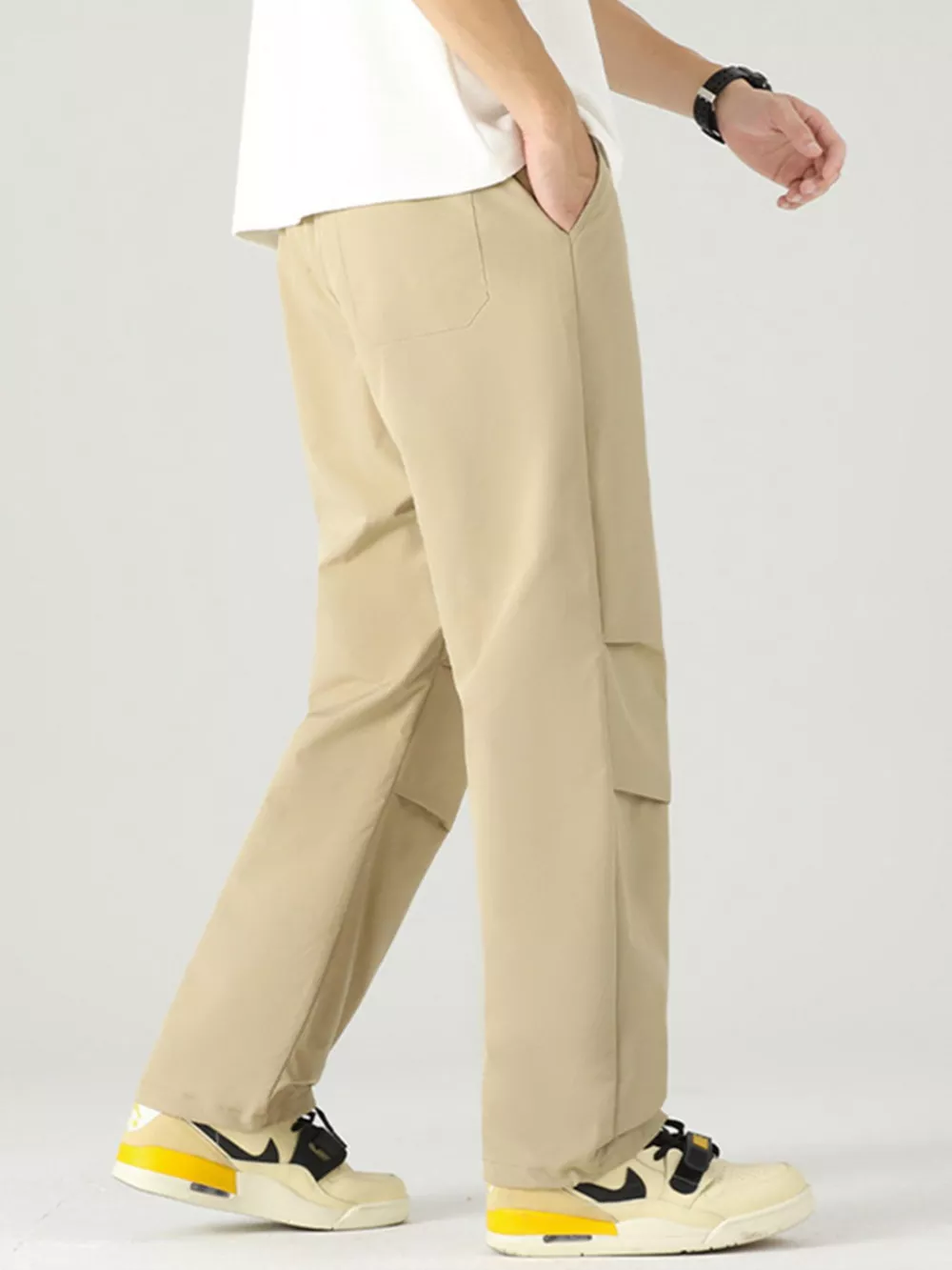 Men's Plus Size Loose Fit Cargo Pants, image 9