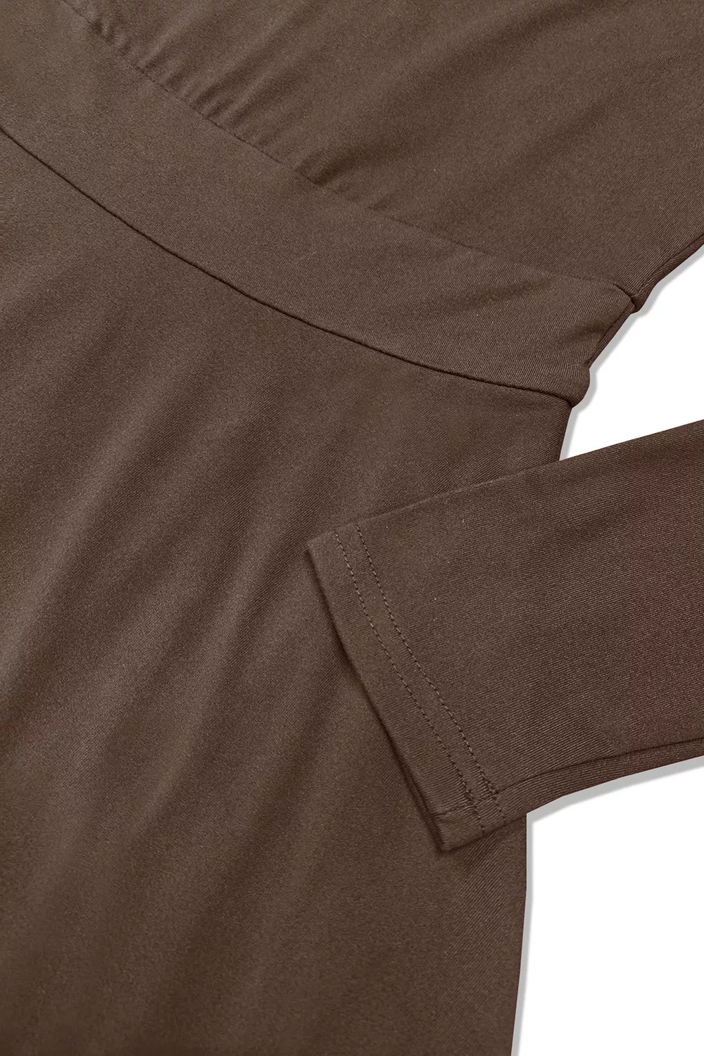 Layered Long Sleeve V-Neck Mini Dress, image 6