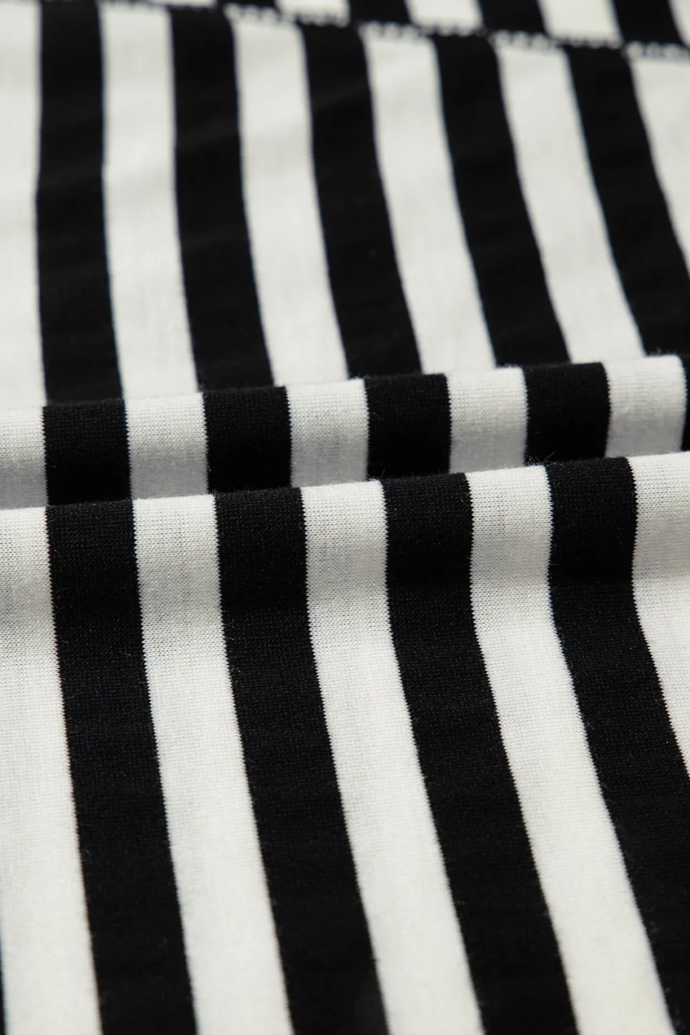 Stripe Batwing Sleeve Round Neck Oversized Top, image 8