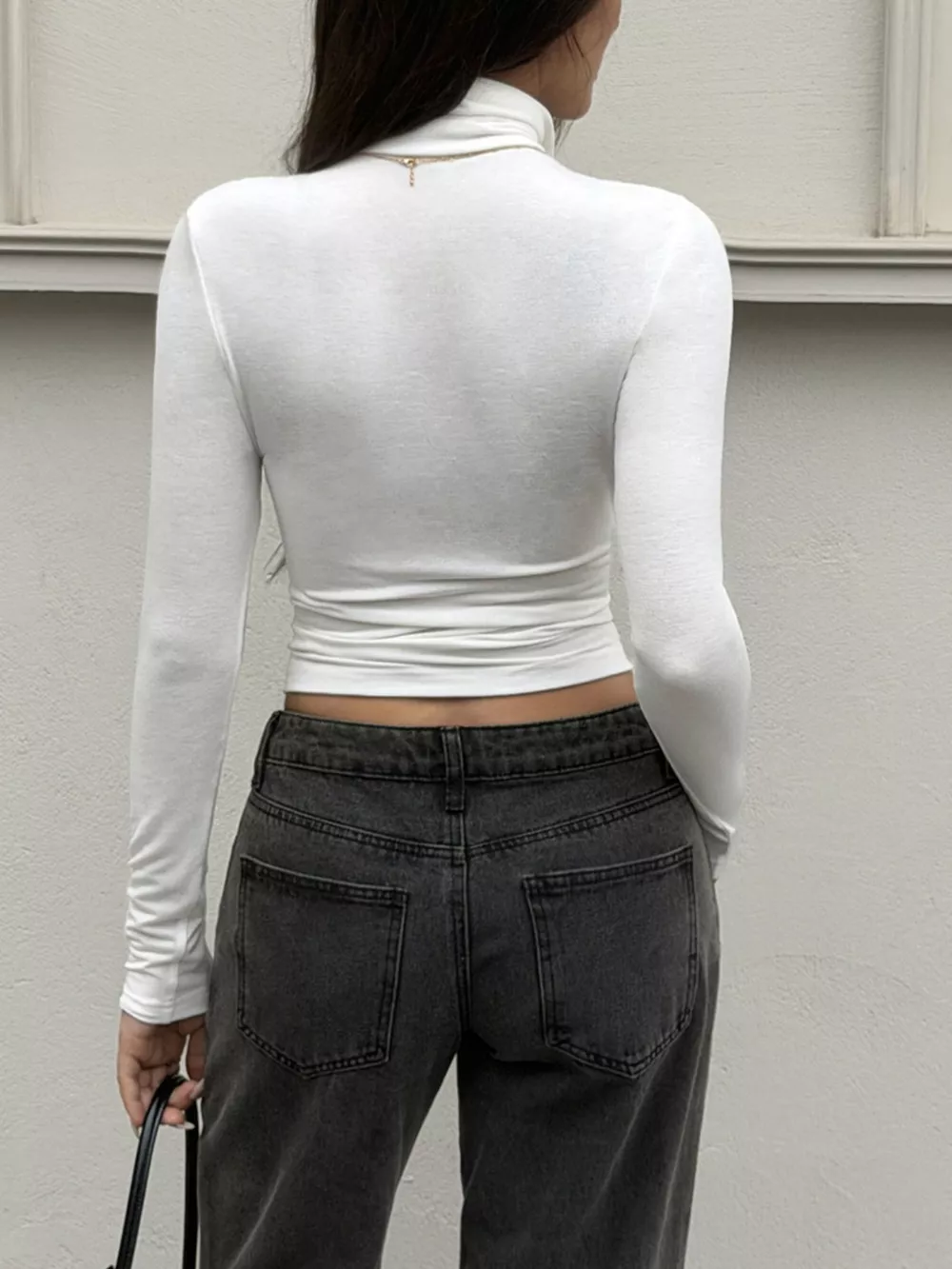 Turtleneck Long Sleeve T-Shirt, image 5