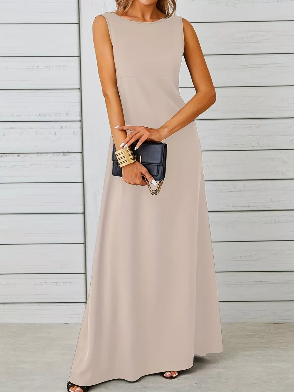 Sleeveless Flowy Maxi Dress, image 12