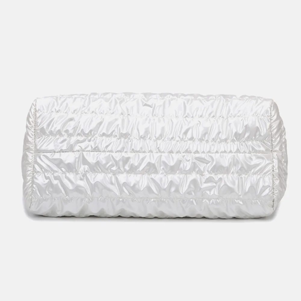 Quilted Nylon Oversize Travel Bag, image 3