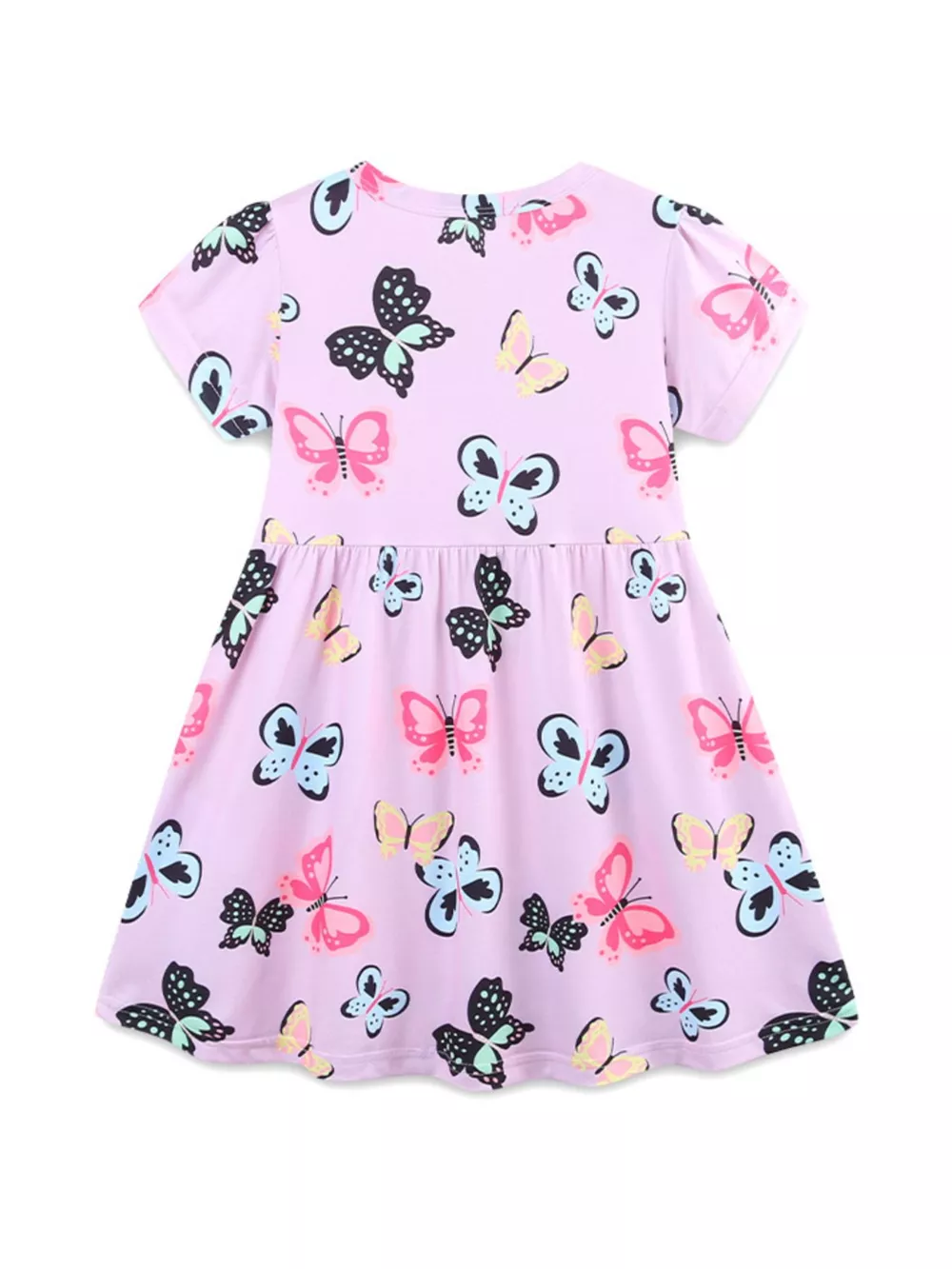 Children's Butterfly Print Casual Dress, image 6
