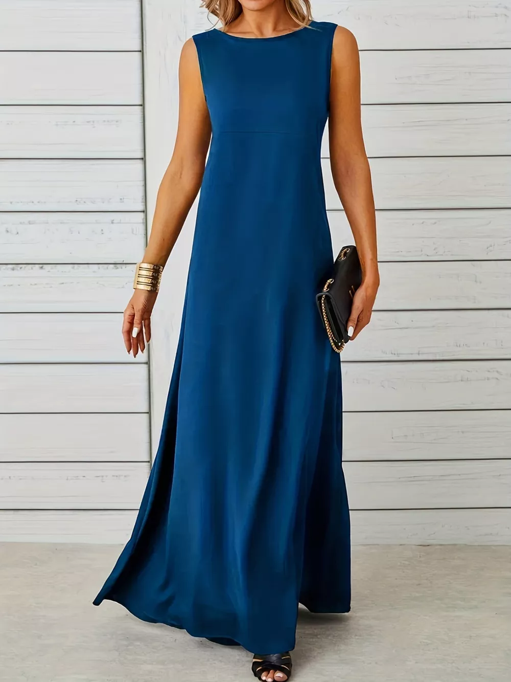 Sleeveless Flowy Maxi Dress, image 13