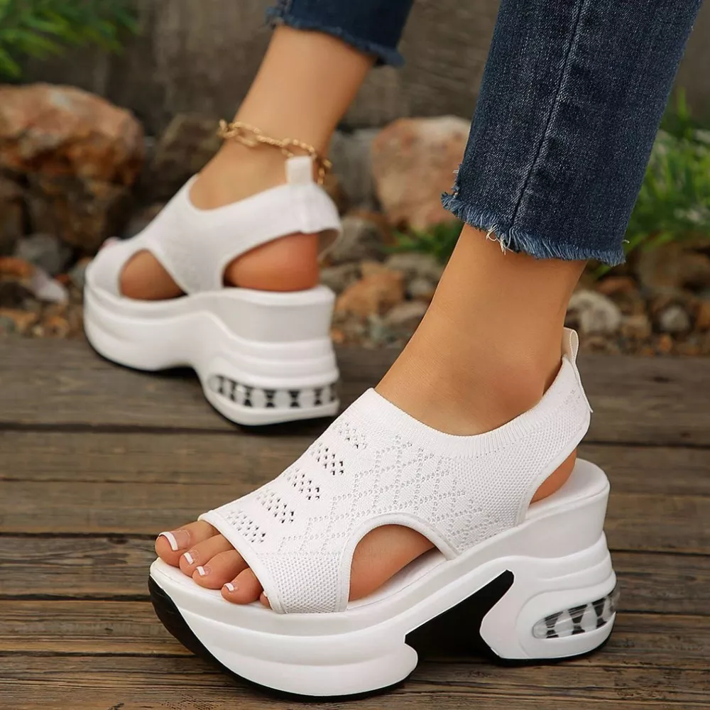 Open Toe Platform Sandals, image 4
