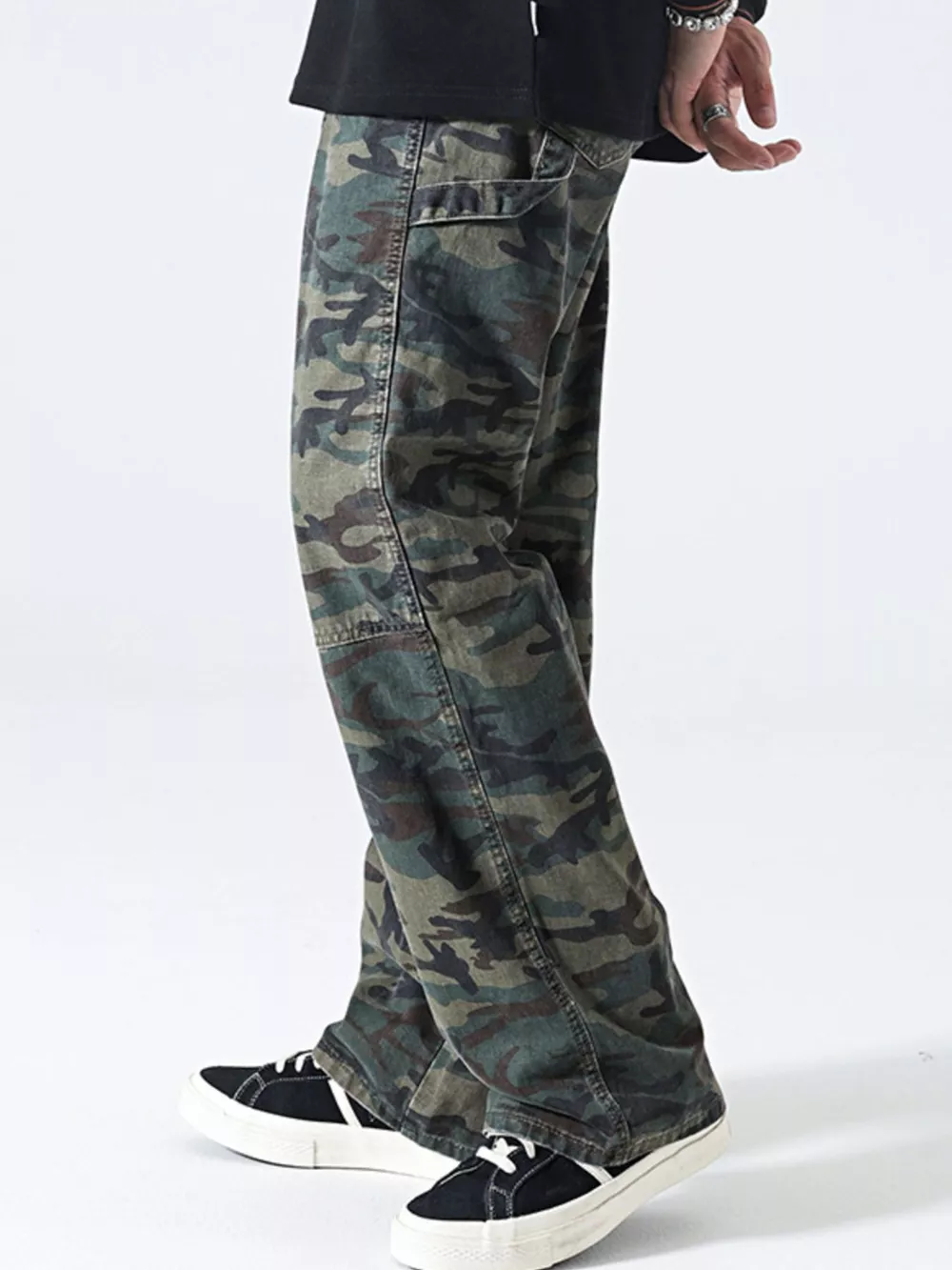 Men's Camouflage Cargo Pants, image 2