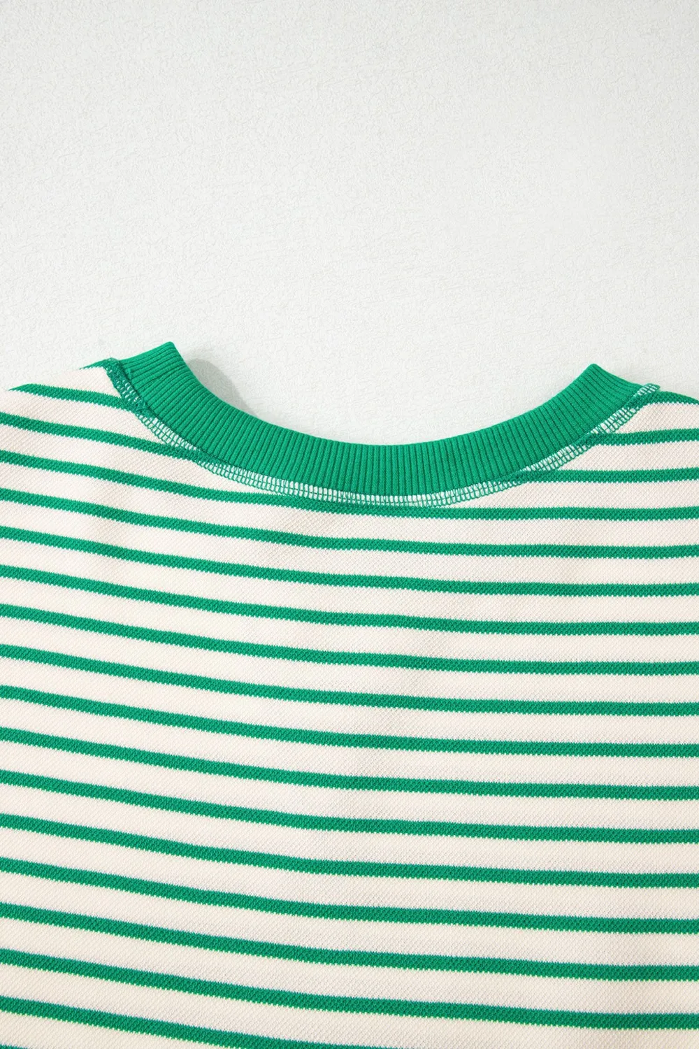 Striped Flounce Sleeve Casual Blouse, image 3